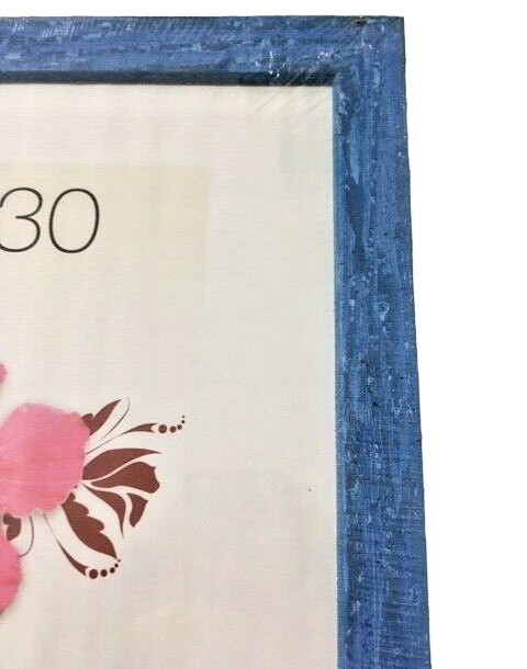 Promo Ideal Cornice In Legno Per Foto – Dimensioni 24x30 Cm, Colore Blu, Modello S40C, Design Classico