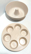 Vintage Anchor Hocking Bundt/Muffin Pan Two P...