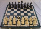 Polish Carved Wooden Chess Set - Christmas Tree