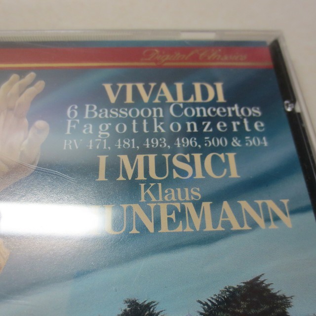 Vivaldi 6 Bassoon Concertos Fagottkonzerte I Musici Klaus Thunemann CD