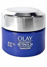 Olay Regenerest Retinol 24 Night Moisturizer Cream 0.5oz /14g Fragrance Free NEW
