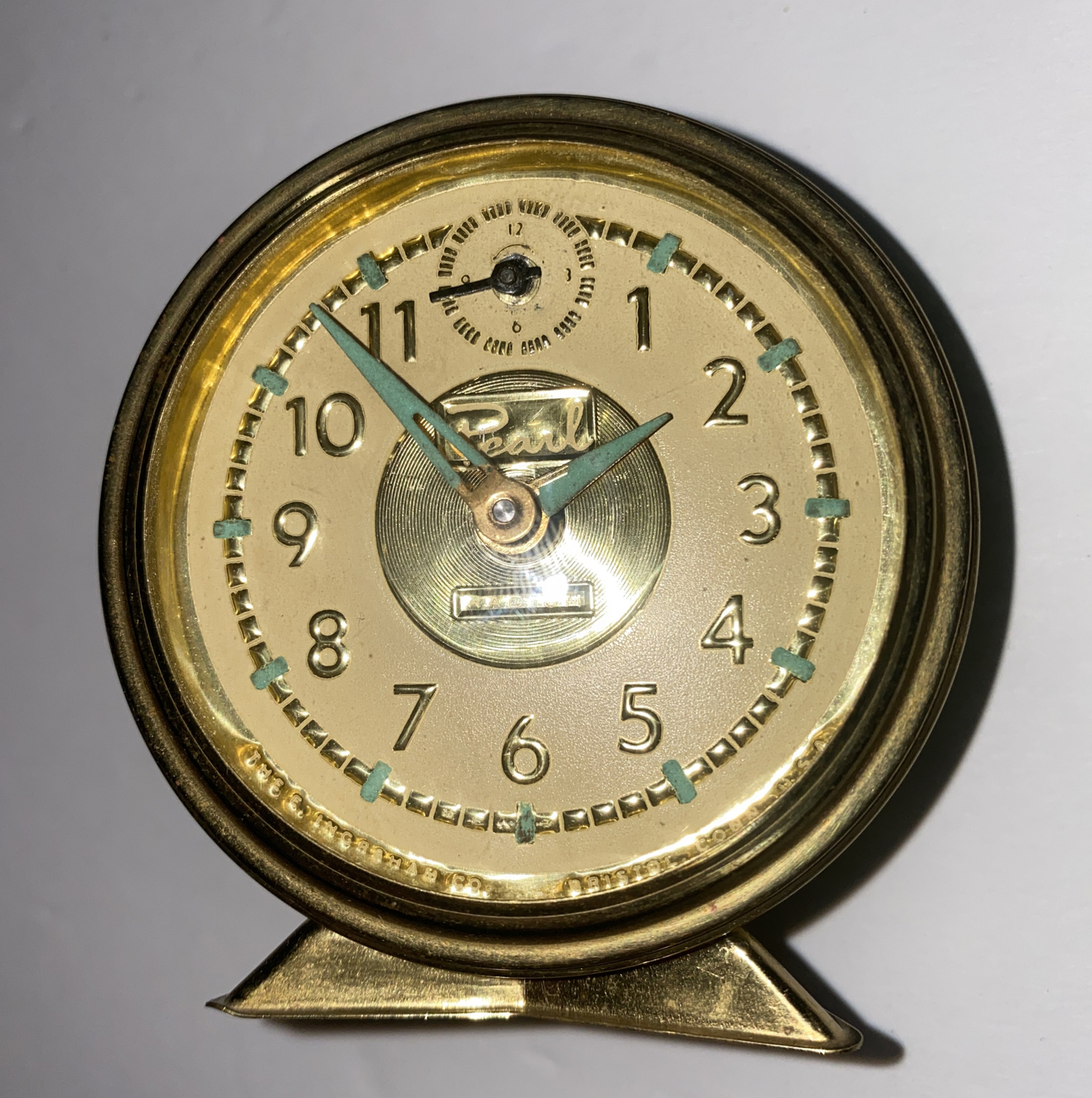 Vintage INGRAHAM "PEARL/RADIUM" ALARM CLOCK SCARCE MODEL RARE eBay