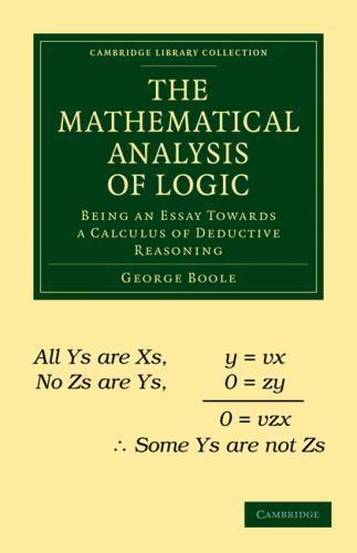The Mathematical Analysis of Logic Boole Paperback Cambridge University Press