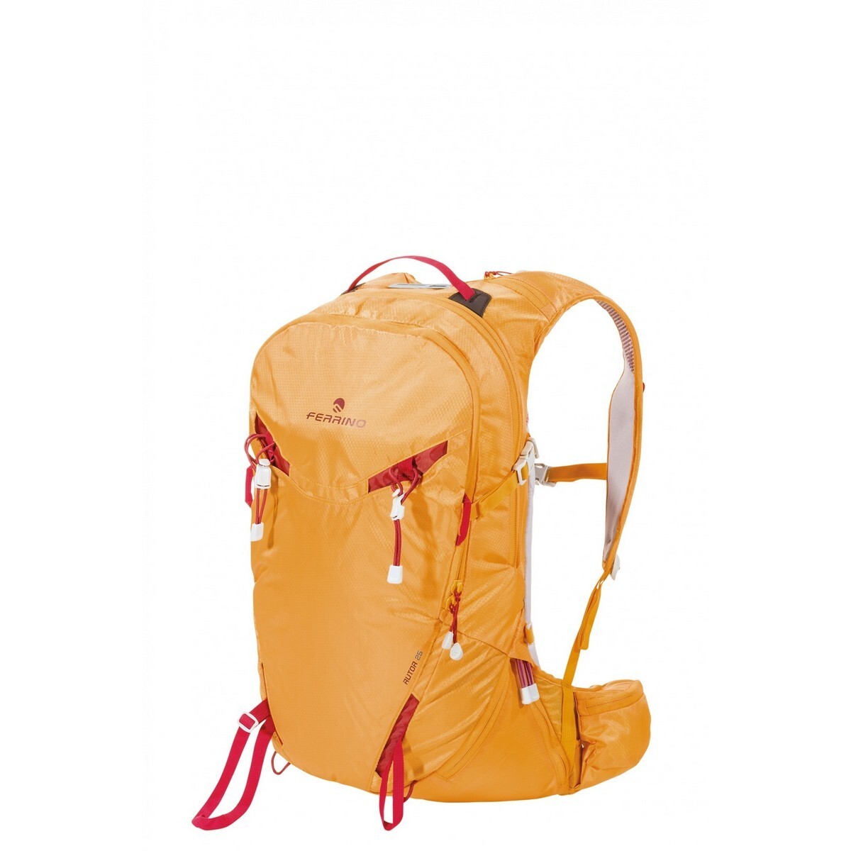 Mochila Rutor 25L Amarilla Para Esquí De Montaña Ferrino Bicicleta