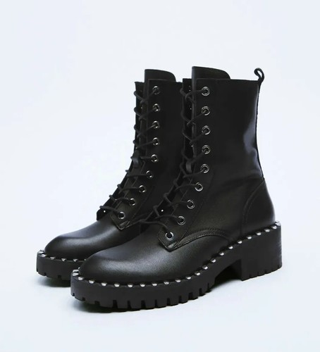 zara flat chelsea boots