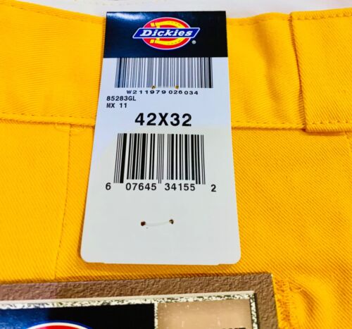 Vintage Y2K Dickies Double Knee Cell Phone Work Pant Gold Yellow 85283 NWT 32-48 - Picture 20 of 23