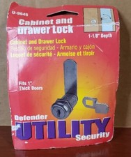 Defender Security U 9945 Drawer and Cabinet Lock Package Is Rough New Sealed