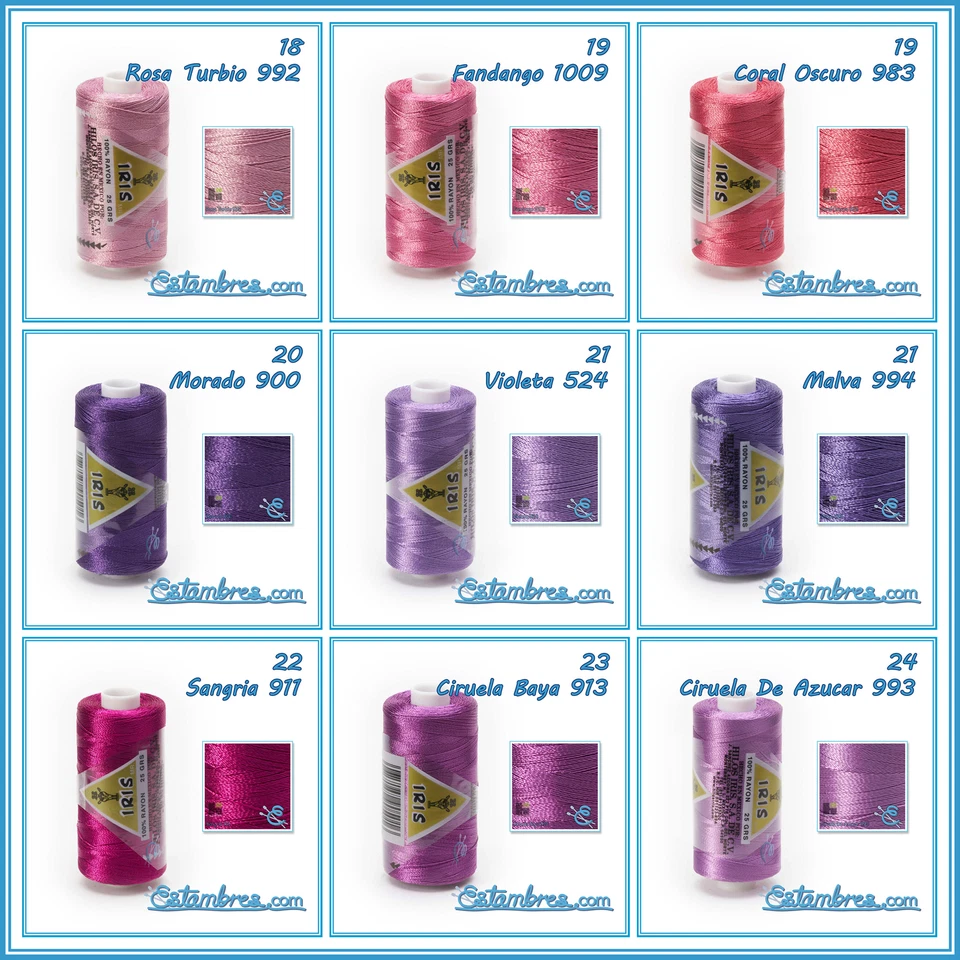 SEDA IRIS [25g] - 1 of 2 - Machine Embroidery Thread - 100% Viscose Rayon Shiny - Image 4 of 4