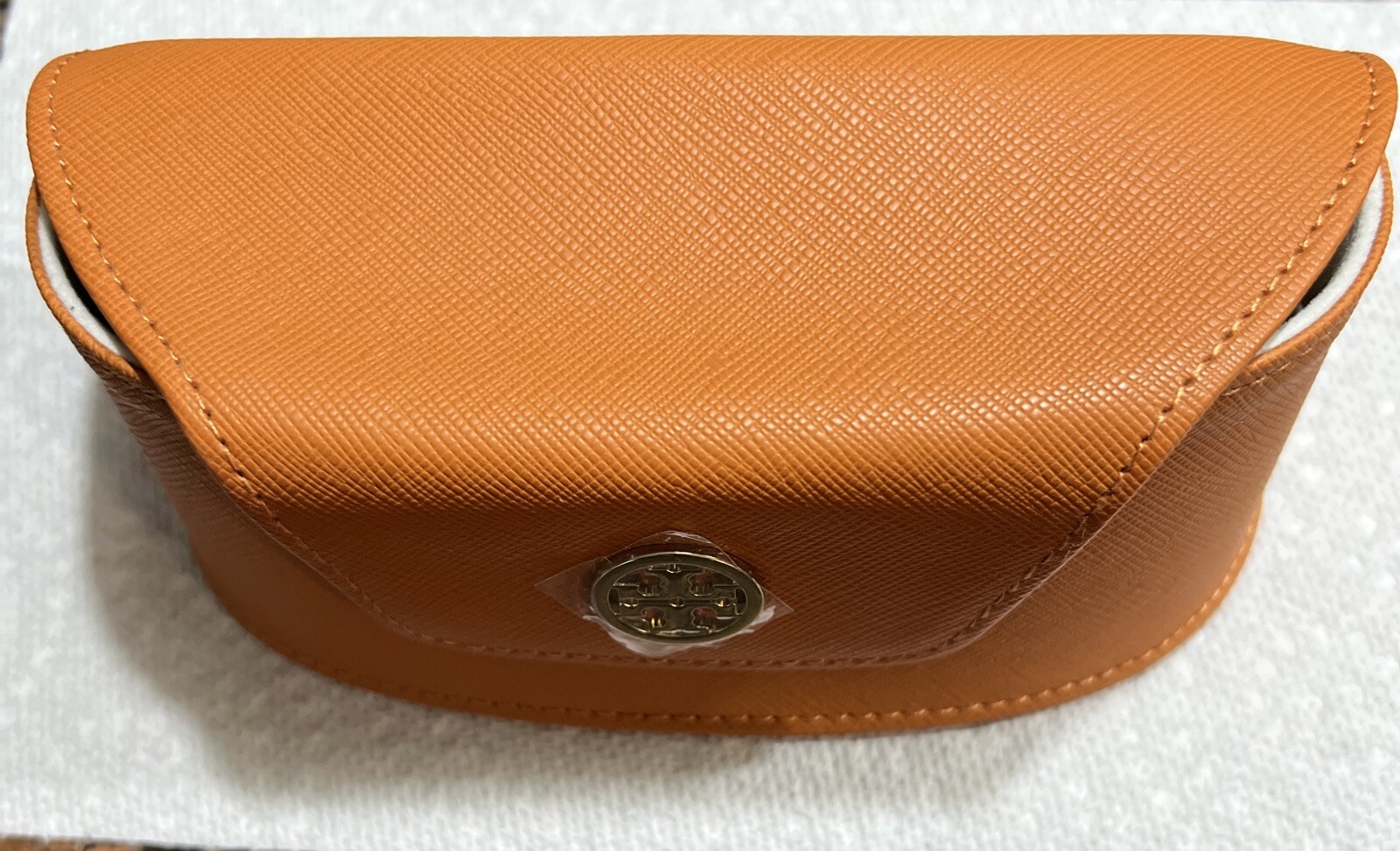 Tory Burch Sunglasses Leather Case w/Magnetic Closure Orange