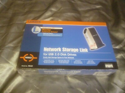 Linksys Network Storage Link: Model NSLU2 - USB 2.0 Disk Drives - New