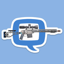 Q The Fix Sticker 6 Inch Gun Vinyl Decal Waterproof Outdoor Safe