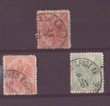 6 anciens timbres poste militaire BOSNIE HERZEGOVINE stamps 4 ob  2 neuf *