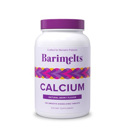 Barimelts Calcium Citrate with Vitamin D3 & Magnesium - 120 Tablets, Berry