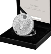 £2 Star Wars R2-D2 and C-3PO 2023 UK 1oz Silver Proof Coin