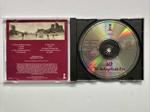 U2 The Unforgettable Fire CD - Import - JAPAN Island Records - Very Good - Picture 2 of 2