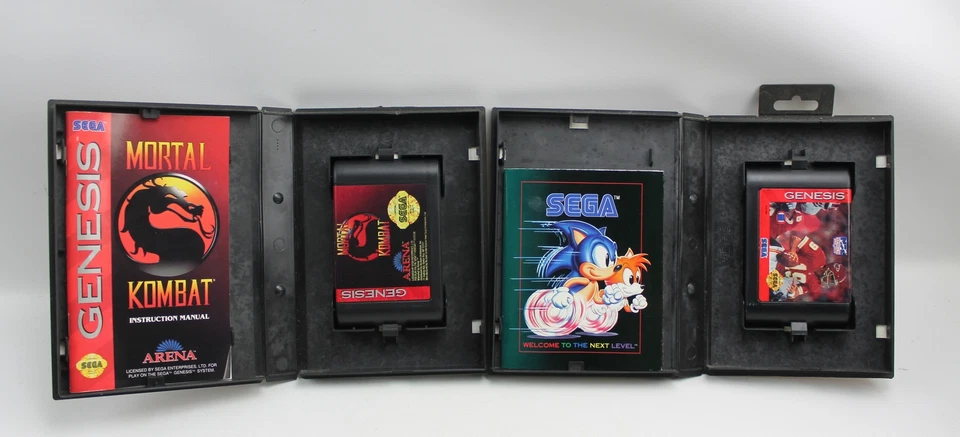 Vintage Sega Genesis James Pond Mortal Kombat Tipple Score 94 Football Video Gme - Image 3 of 4