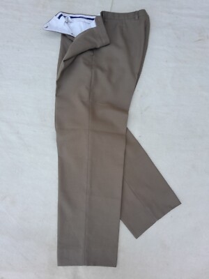 Burberry London Pants Mens 36in Beige Pleated Made in Spain EU - Main Image
