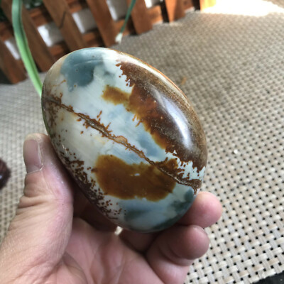 227g  Natural polishing OCEAN jasper  plamstone specimen healing Madagascar 9173