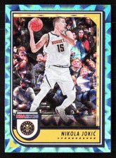 2022-23 Panini NBA Hoops Nikola Jokic Teal Explosion #187 Denver Nuggets