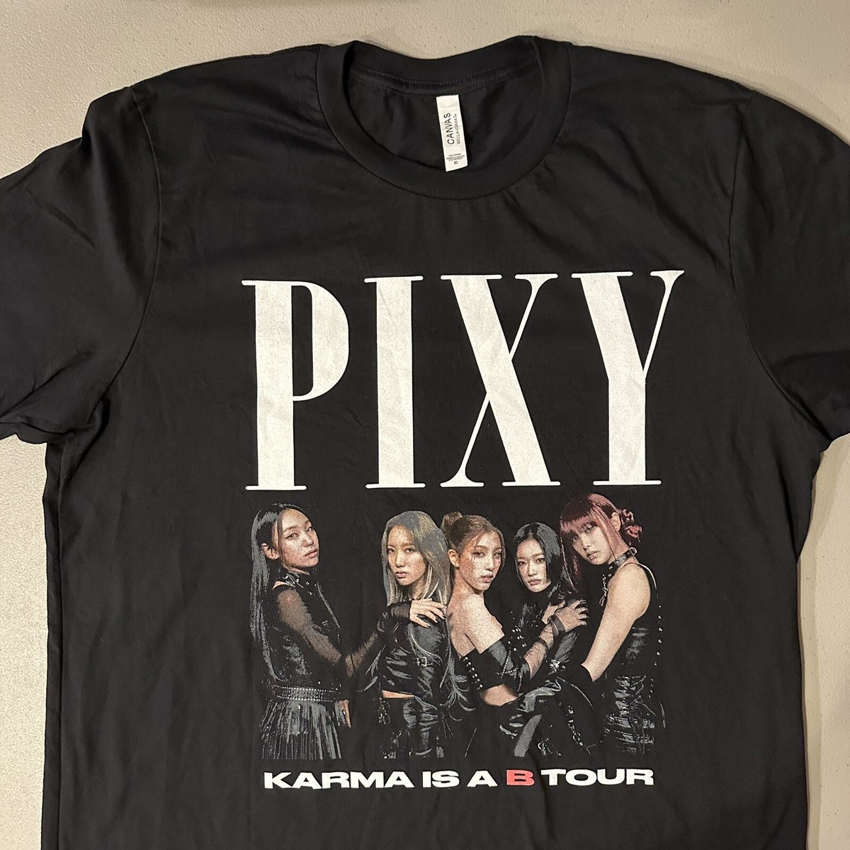PIXY Karma is a B US Tour XL extra large T shirt black official 