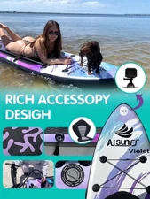 Aisunss new sup 10'6'' inflatable stand up paddle board surfboard longboard