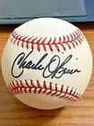 CHARLIE O'BRIEN SIGNED AUTOGRAPHED ONL BASEBALL!  Braves, Brewers, Blue Jays!