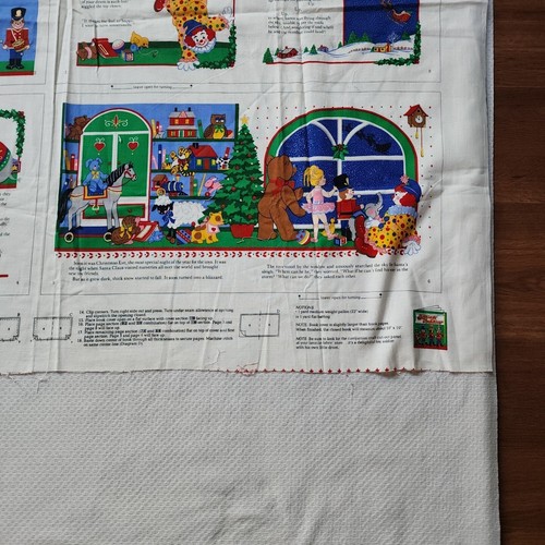 Cranston VIP Fabric THE LITTLEST SOLDIER Christmas BOOK Cut & Sew Quilt Panel - Picture 5 of 7