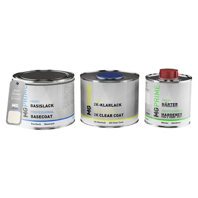 Peinture voiture kit couche de fond pour Otokar M151557 Ral 9010 1,25L - Photo 1/4