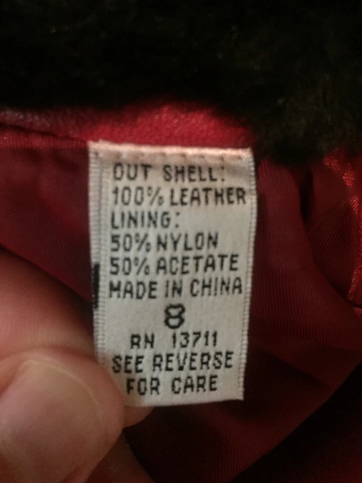 Abrigo de Colección Valerie Stevens Para Mujer Nueva Zelanda Piel de Cordero Rojo Cinturón Talla 8 Foto 4 de 4