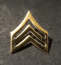 US Army Sergeant Rank - Hat Pin / Rank Insignia