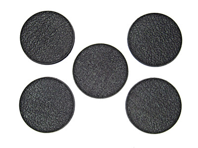 5x 40 mm texturierte Rundbase, ideal für Warhammer 40k Age of Sigmar Saga