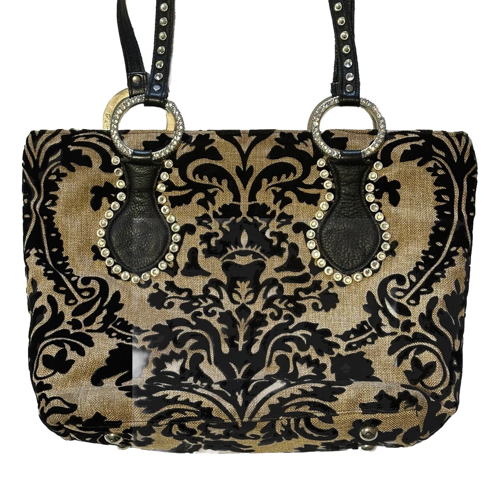 Bolso de Mano Raviani Garland Tx Tapiz Western Boho Bling Alfombra Jacquard Cartera Foto 2 de 4