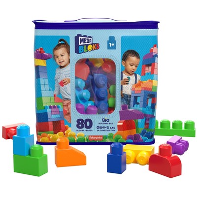 Mega Bloks 80-Piece Block Pack for 1-Year-Olds