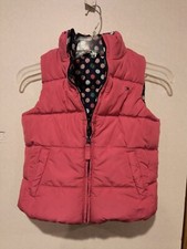 Girls Tommy Hilfiger Reversible Puffer Vest Size S