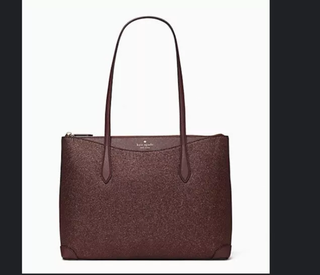 Kate spade shop maroon glitter purse