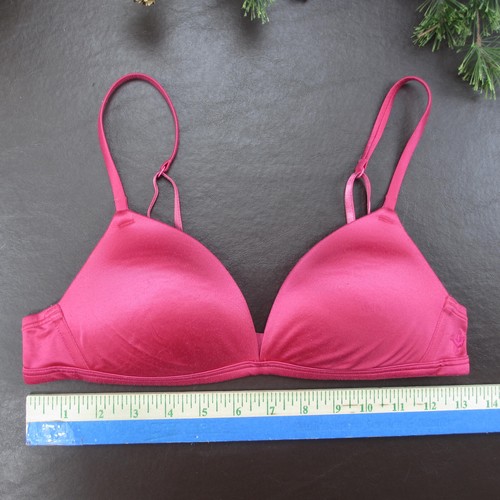 Aerie Bra Size 34A Pink Padded Wireless Adjustable Clasp Back - Picture 2 of 11