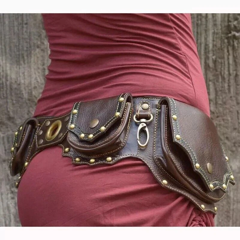 Leather hip belt online bag