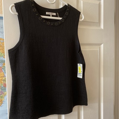 NWT Zozo  Elegant Boho Women Sleeveless Top Jacquard Cotton, Rayon, Modal. M/L