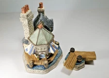 Waterfront Market & Dock 1995 David Winter Seaside Boardwalk Collection - MIB