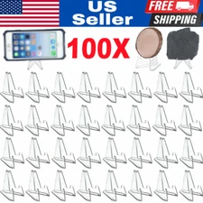 100PCS Display Stands Coins for PSA Card Stand Cards Holder Coin Clear Plastic