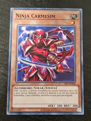 Crimson Ninja YUGIOH IOC-25. 2023 GEMEINSAM PORTUGIESISCH NM Y16