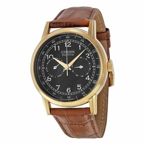 Citizen Men's AO9003-08E Dress Brown Leather 22mm Band Strap Replacement - Picture 3 of 3