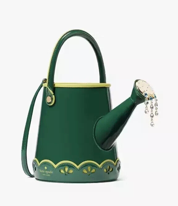 Kate Spade Harvest Time 3D Green Watering Can Garden Kate Spade Harvest Time 3D Green Watering Can Garden