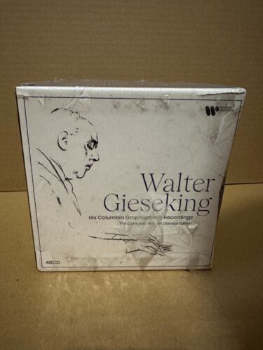 Walter Gieseking - His Columbia Graphophone Recordings - 48CD SET - NEW SEALED - Zdjęcie 1 z 5