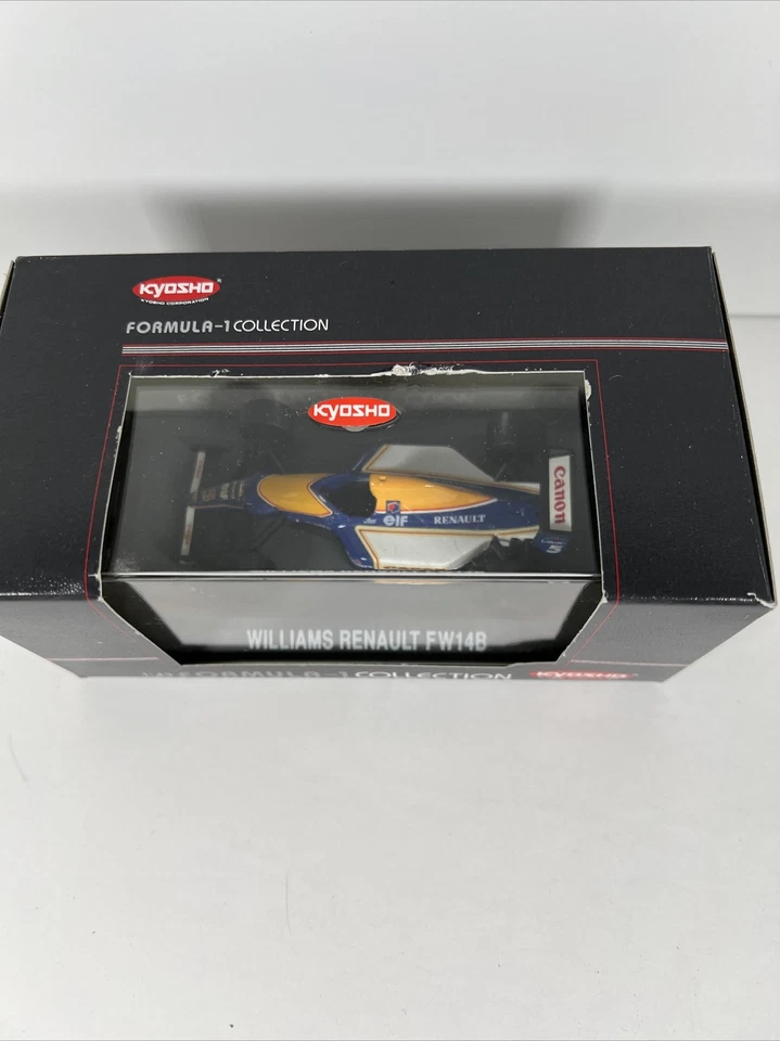 1:43 Nigel Mansell, Williams Renault FW14B, Colección Fórmula 1, Kyosho 773 Nuevo en caja Foto 3 de 4