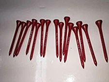 Rolsum R/E Elite Golf Tees 15 Pieces Red Game Accessory Lot       Enjoy The Day 