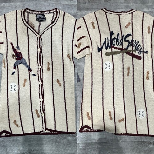 Berek World Series Long Strickjacke Damen Medium Handstrick Neuheit Vintage Selten - Bild 1 von 23