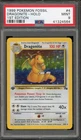 Pokemon Dragonite Fossil 1st Edition Holo Rare #4 PSA 9 Mint