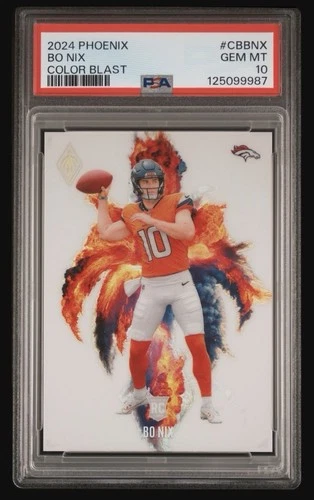 2024 Panini Phoenix - Color Blast Bo Nix #CB-6 (RC)
