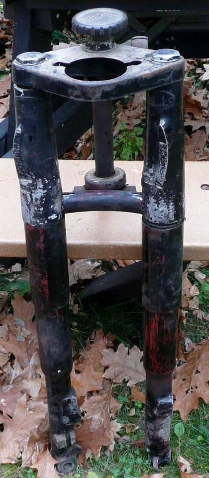 Norton 490cc Model 30 40 International Manx 16H ? - Forks - Front End Foto 3 de 4